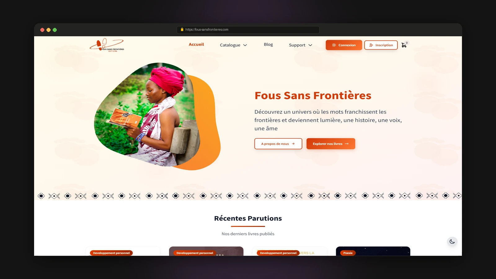 Fous Sans Frontières - Maison d'Édition Panafricaine